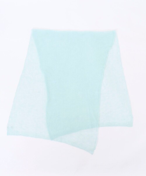 NOLLEY’S（ノーリーズ）の「ライトモヘヤストール（ストール/ショール・レディース・ミント/ライトグレー/サーモンピンク・FREE）」の5枚目の写真