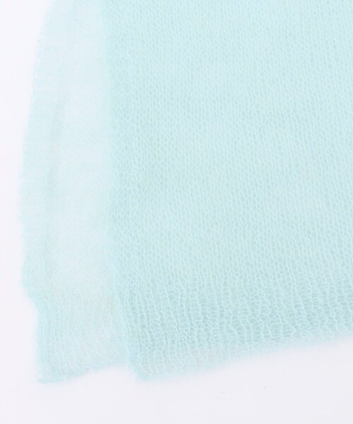 NOLLEY’S（ノーリーズ）の「ライトモヘヤストール（ストール/ショール・レディース・ミント/ライトグレー/サーモンピンク・FREE）」の6枚目の写真