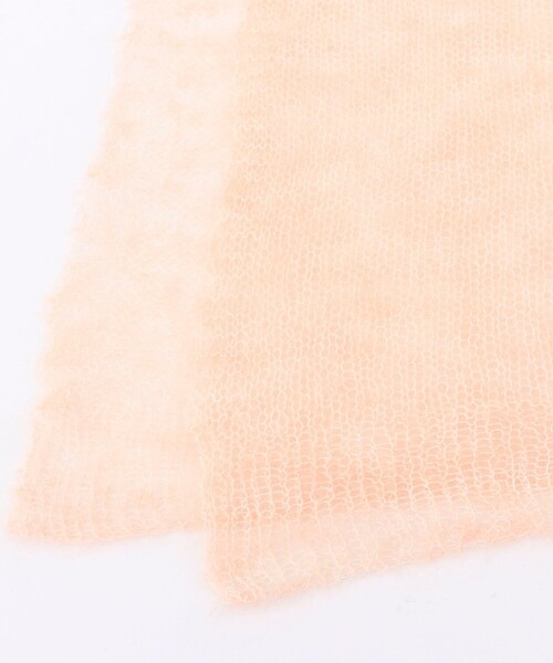 NOLLEY’S（ノーリーズ）の「ライトモヘヤストール（ストール/ショール・レディース・ミント/ライトグレー/サーモンピンク・FREE）」の9枚目の写真