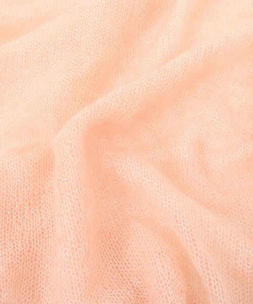 NOLLEY’S（ノーリーズ）の「ライトモヘヤストール（ストール/ショール・レディース・ミント/ライトグレー/サーモンピンク・FREE）」の10枚目の写真