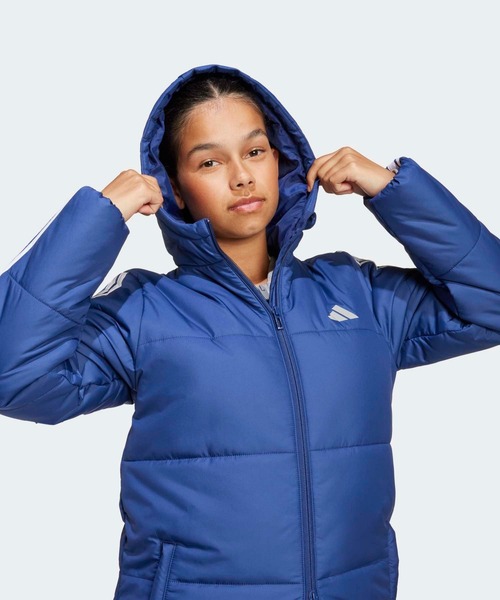 adidas（アディダス）の「ロングコート キッズ / アディダス adidas（ダウンジャケット/コート・キッズ・ブラック/ブルー・150/160/140）」の17枚目の写真