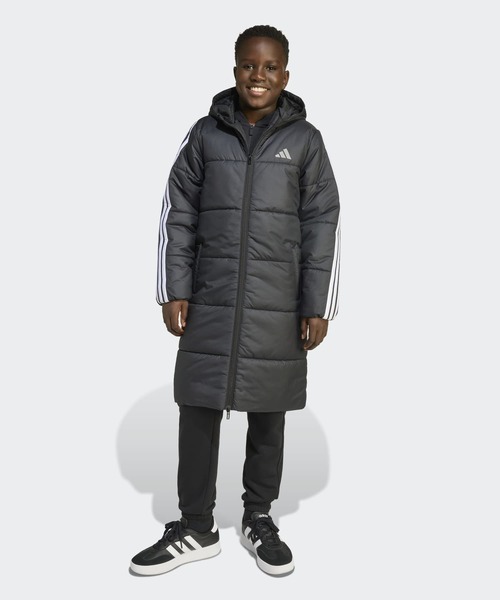 adidas（アディダス）の「ロングコート キッズ / アディダス adidas（ダウンジャケット/コート・キッズ・ブラック/ブルー・150/160/140）」の12枚目の写真