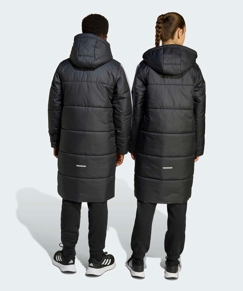 adidas（アディダス）の「ロングコート キッズ / アディダス adidas（ダウンジャケット/コート・キッズ・ブラック/ブルー・150/160/140）」の9枚目の写真