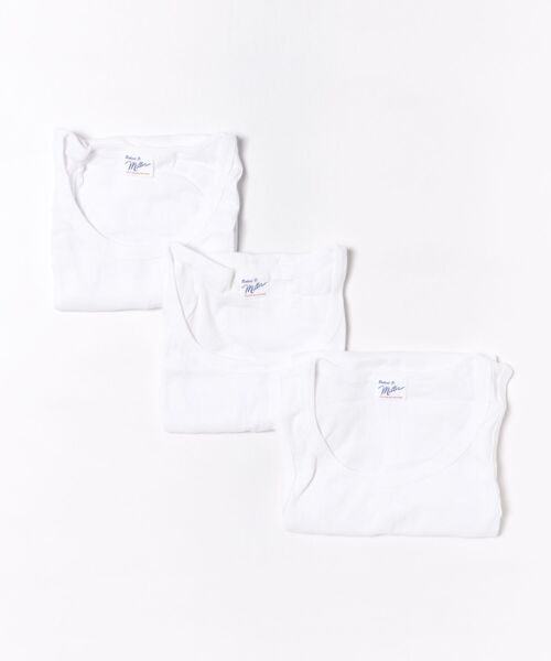 MILLER(ミラー)の「【Robert P. Miller】ロバート・ピー・ミラー 3P パネルリブ タンクトップ 3枚組 133C(タンクトップ・メンズ・ホワイト/ブラック/その他1/その他2・M/XL/L)」の9枚目の写真