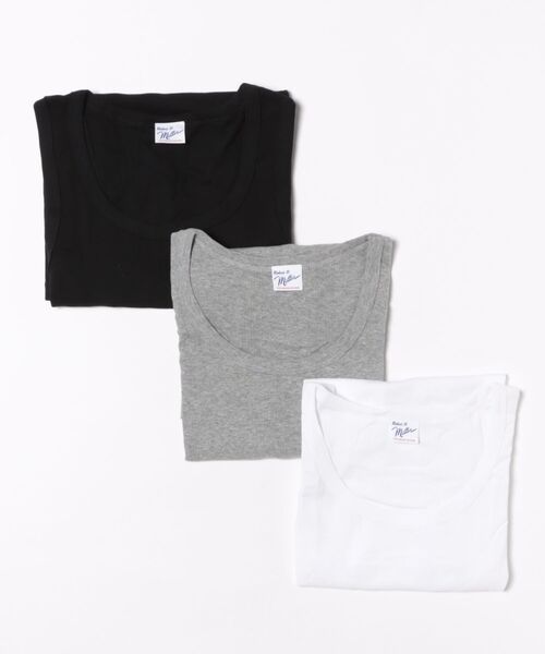 MILLER(ミラー)の「【Robert P. Miller】ロバート・ピー・ミラー 3P パネルリブ タンクトップ 3枚組 133C(タンクトップ・メンズ・ホワイト/ブラック/その他1/その他2・M/XL/L)」の11枚目の写真