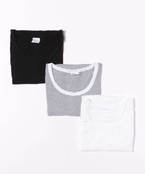 MILLER(ミラー)の「【Robert P. Miller】ロバート・ピー・ミラー 3P パネルリブ タンクトップ 3枚組 133C(タンクトップ・メンズ・ホワイト/ブラック/その他1/その他2・M/XL/L)」の12枚目の写真
