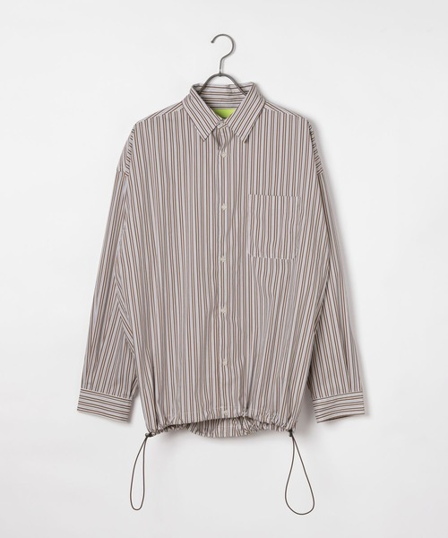 GEORGE'S（ジョージズ）の「ストライプシャツアウター（シャツ/ブラウス・メンズ・ベージュ/ライトブルー・MEDIUM/LARGE）」の21枚目の写真