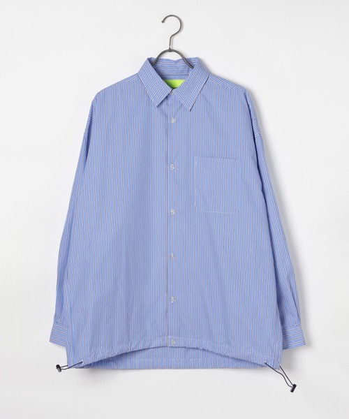 GEORGE'S（ジョージズ）の「ストライプシャツアウター（シャツ/ブラウス・メンズ・ベージュ/ライトブルー・MEDIUM/LARGE）」の22枚目の写真