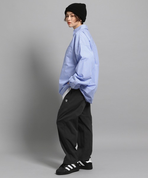 GEORGE'S（ジョージズ）の「ストライプシャツアウター（シャツ/ブラウス・メンズ・ベージュ/ライトブルー・MEDIUM/LARGE）」の13枚目の写真