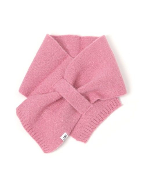 FOUND GOOD（ファウンドグッド）の「チョコットマフラー（マフラー・レディース・ブルー系5/イエロー系5/ピンク系2/グリーン系5/ブラック/グレー系5/アイボリー・FREE）」の7枚目の写真