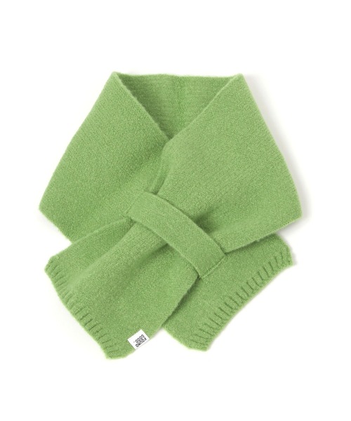 FOUND GOOD（ファウンドグッド）の「チョコットマフラー（マフラー・レディース・ブルー系5/イエロー系5/ピンク系2/グリーン系5/ブラック/グレー系5/アイボリー・FREE）」の8枚目の写真