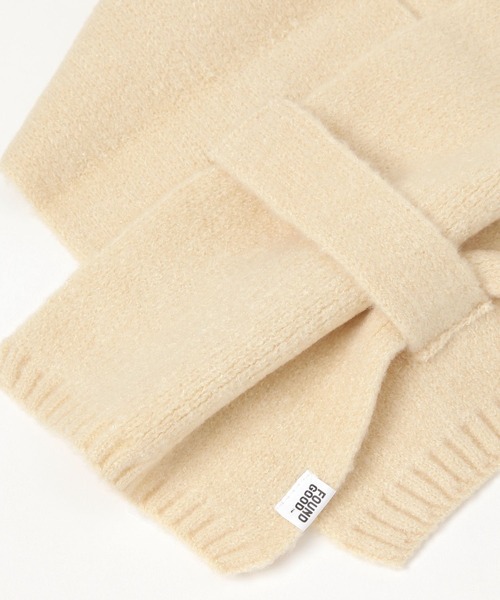 FOUND GOOD（ファウンドグッド）の「チョコットマフラー（マフラー・レディース・ブルー系5/イエロー系5/ピンク系2/グリーン系5/ブラック/グレー系5/アイボリー・FREE）」の13枚目の写真