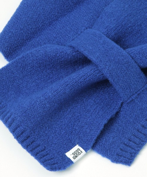 FOUND GOOD（ファウンドグッド）の「チョコットマフラー（マフラー・レディース・ブルー系5/イエロー系5/ピンク系2/グリーン系5/ブラック/グレー系5/アイボリー・FREE）」の18枚目の写真