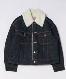 Lee（リー）の「Lee（リー）BOA STORMRIDER JACKET/ボアスートムライダースデニム・コーデュロイジャケット レディース（デニムジャケット）」