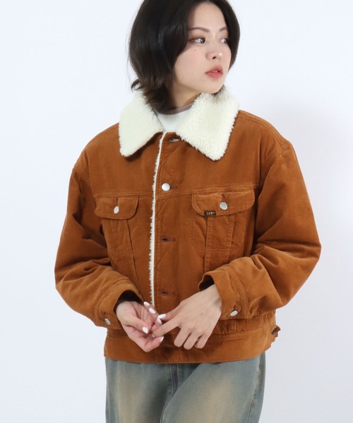 LEE STORM RIDER コーデュロイ ボアジャケット ヴィンテージ加工 