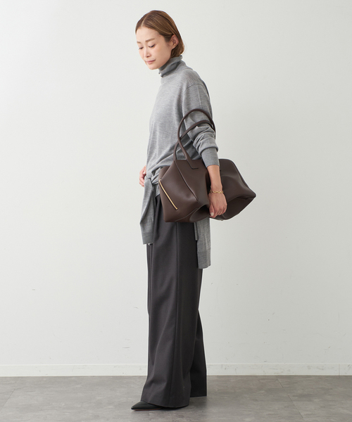 Deuxieme Classe(ドゥーズィエムクラス)の「*VICTORIANSERGE イージーパンツ(スラックス・レディース・ネイビー/チャコールグレー・34/36/38)」の7枚目の写真