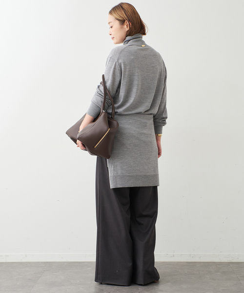 Deuxieme Classe(ドゥーズィエムクラス)の「*VICTORIANSERGE イージーパンツ(スラックス・レディース・ネイビー/チャコールグレー・34/36/38)」の8枚目の写真