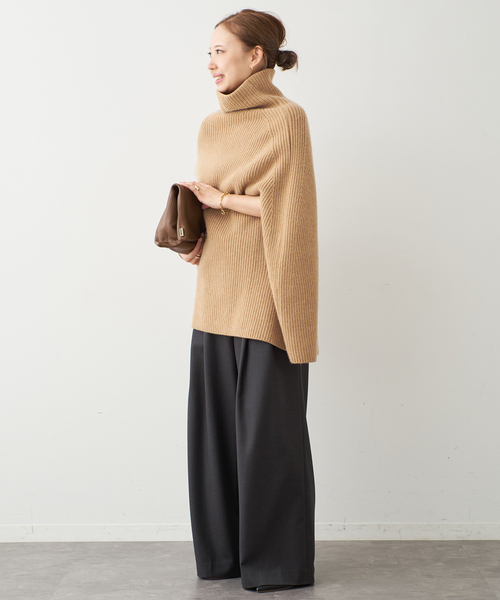 Deuxieme Classe(ドゥーズィエムクラス)の「*VICTORIANSERGE イージーパンツ(スラックス・レディース・ネイビー/チャコールグレー・34/36/38)」の11枚目の写真