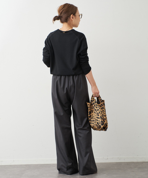 Deuxieme Classe(ドゥーズィエムクラス)の「*VICTORIANSERGE イージーパンツ(スラックス・レディース・ネイビー/チャコールグレー・34/36/38)」の18枚目の写真