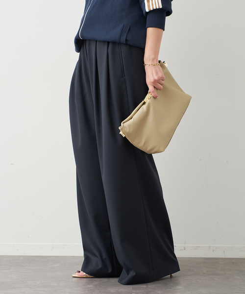 Deuxieme Classe(ドゥーズィエムクラス)の「*VICTORIANSERGE イージーパンツ(スラックス・レディース・ネイビー/チャコールグレー・34/36/38)」の20枚目の写真