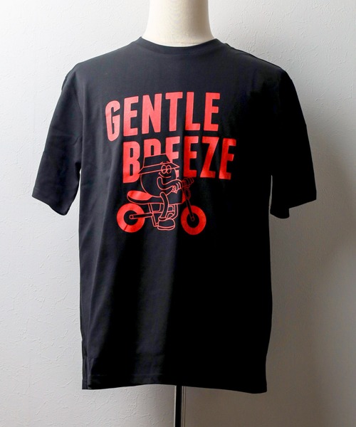 B.I.D.(ビーアイディー)の「《Bling leads》GENTLE BREEZE PRINT TEE(Tシャツ/カットソー・メンズ・ブラック/ネイビー/ホワイト・LARGE/X-LARGE/MEDIUM)」の1枚目の写真
