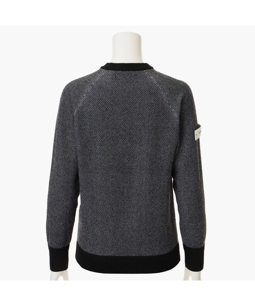 BRIEFING（ブリーフィング）の「【BRIEFING GOLF／ブリーフィングゴルフ】WS BIRDS EYE LOGO CREWNECK KNIT（ニット/セーター・レディース・ネイビー/ホワイト/ブラック/グレー・M/S/L）」の5枚目の写真