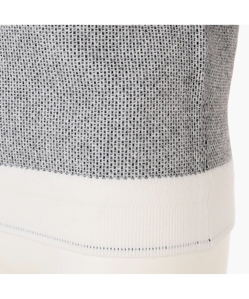 BRIEFING（ブリーフィング）の「【BRIEFING GOLF／ブリーフィングゴルフ】WS BIRDS EYE LOGO CREWNECK KNIT（ニット/セーター・レディース・ネイビー/ホワイト/ブラック/グレー・M/S/L）」の19枚目の写真