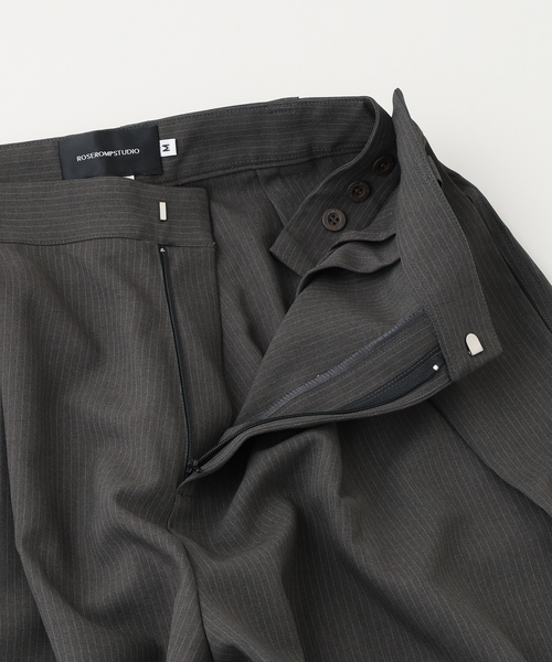 EDIFICE(エディフィス)の「ROSEROMP STUDIO(ローズロンプ スタジオ) BLOOM PANTS(スラックス・メンズ・ブラウン・FREE)」の4枚目の写真