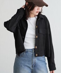 VENCEEXCHANGE | カットスェードオーバーシャツ(シャツ/ブラウス)