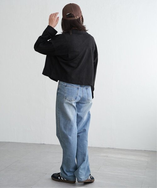 VENCEEXCHANGE（ヴァンスエクスチェンジ）の「カットスェードオーバーシャツ（シャツ/ブラウス・レディース・キャメル/ブラウン/ブラック・FREE）」の22枚目の写真