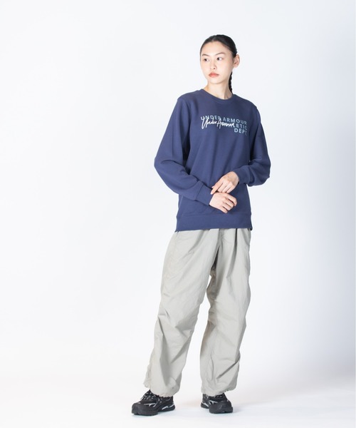 UNDER ARMOUR(アンダーアーマー)の「UAエッセンシャル テリー ノベルティ クルー(ライフスタイル/メンズ)(スウェット・メンズ・ネイビー×ホワイト・S/XL/2XL/3XL/M/L)」の11枚目の写真