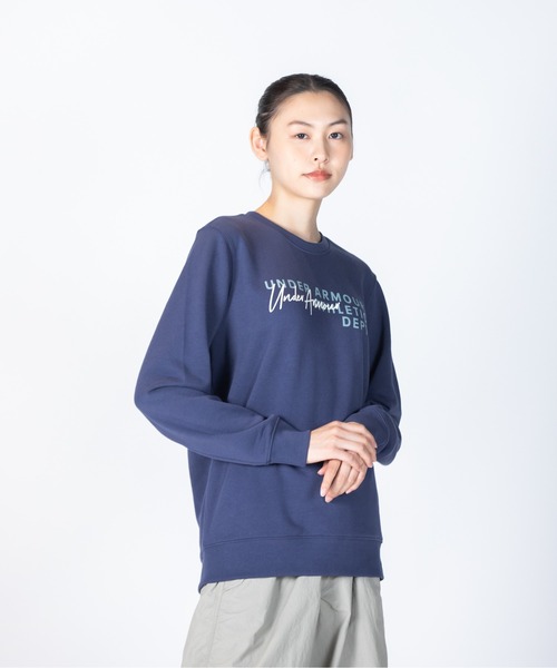 UNDER ARMOUR(アンダーアーマー)の「UAエッセンシャル テリー ノベルティ クルー(ライフスタイル/メンズ)(スウェット・メンズ・ネイビー×ホワイト・S/XL/2XL/3XL/M/L)」の10枚目の写真