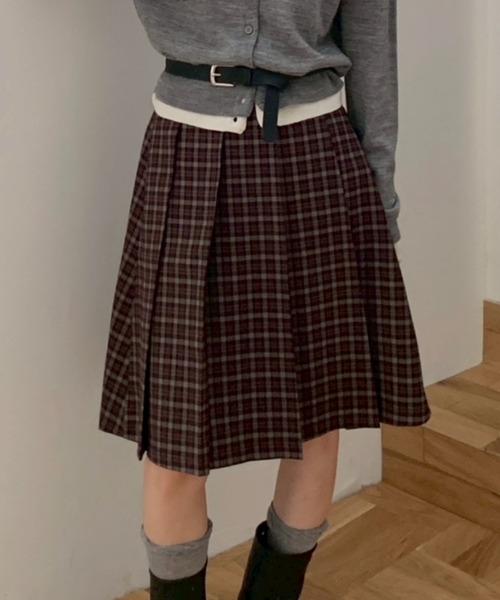 CHANEL プリーツミディ丈スカート ウール100％ 44 フランス製 CHANEL プリーツミディ丈スカート ウール100％ 44 フランス製