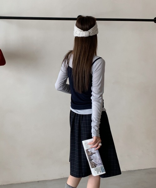 paloma wool フリル付きダークブルーのミディ丈スカート paloma wool フリル付きダークブルーのミディ丈スカート paloma wool