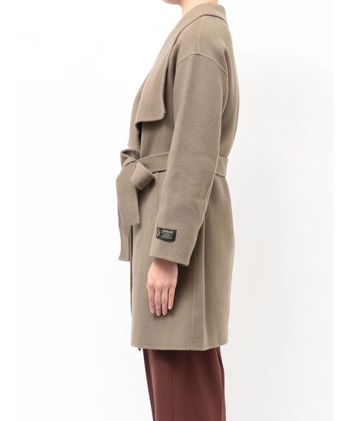 TONAL（トーナル）の「リバービッグカラーミディコート（その他アウター・レディース・ベージュ/モカ/ライトブルー・SMALL/MEDIUM）」の20枚目の写真