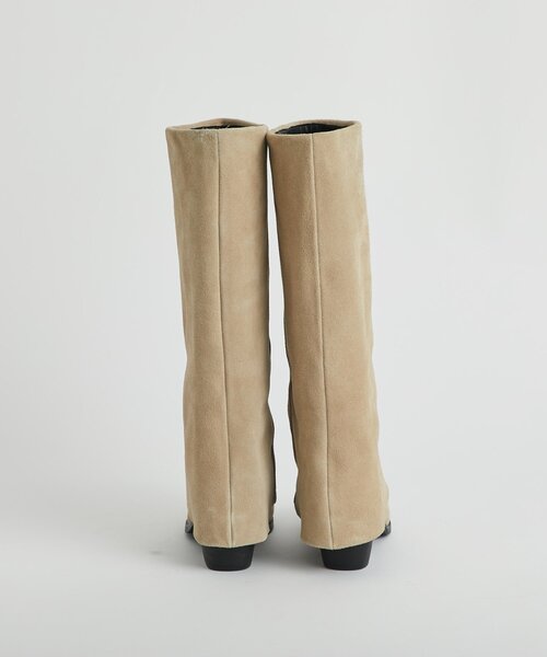 La boutique BonBon（ラブティックボンボン）の「【レメ】スエードカバードロングブーツ（ブーツ・レディース・ベージュ・39/36/37/38）」の13枚目の写真