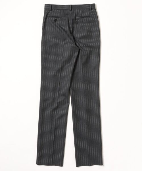 JOHN LAWRENCE SULLIVAN(ジョンローレンスサリバン)の「WOOL GABARDINE DOUBLE ZIPPERFLY TROUSERS(スラックス・メンズ・グレー・46/44)」の2枚目の写真