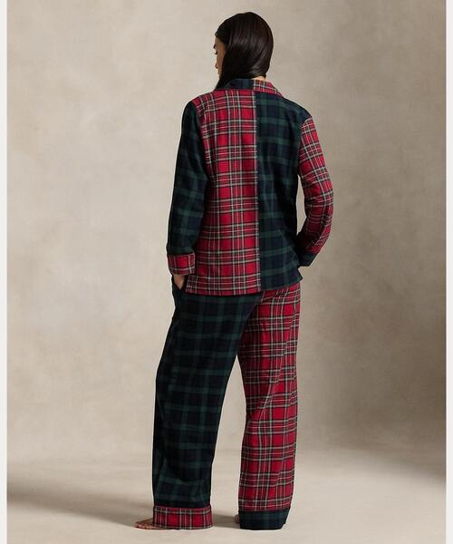 POLO RALPH LAUREN（ポロ ラルフ ローレン）の「チェック ロングスリーブ パジャマ セット（ルームウェア/パジャマ・レディース・レッド・XS/S/M/L）」の5枚目の写真