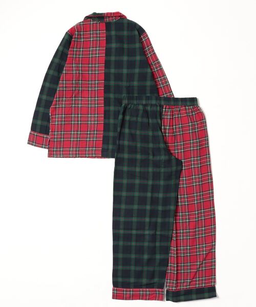 POLO RALPH LAUREN（ポロ ラルフ ローレン）の「チェック ロングスリーブ パジャマ セット（ルームウェア/パジャマ・レディース・レッド・XS/S/M/L）」の2枚目の写真
