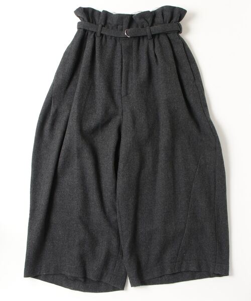 my beautiful landlet（マイビューティフルランドレット）の「【my beautiful landlet】 BISHU WOOL WIDE PANTS（その他パンツ・メンズ・グレー/チャコールグレー/ブラック・0/1）」の2枚目の写真
