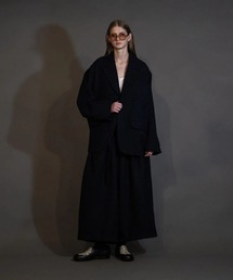 【my beautiful landlet】 BISHU WOOL WIDE PANTS