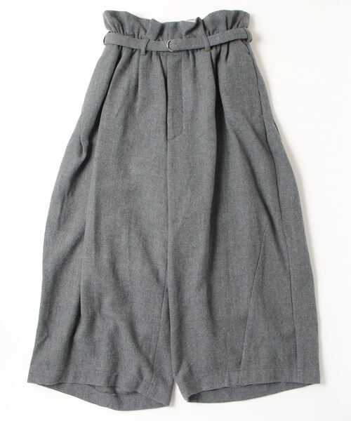 my beautiful landlet（マイビューティフルランドレット）の「【my beautiful landlet】 BISHU WOOL WIDE PANTS（その他パンツ・メンズ・グレー/チャコールグレー/ブラック・0/1）」の3枚目の写真
