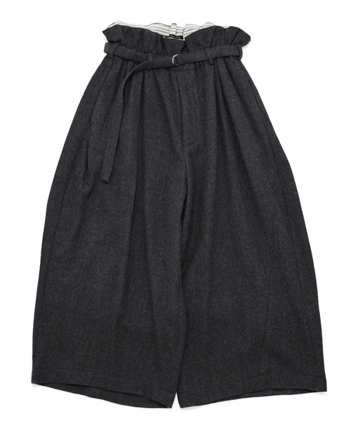 my beautiful landlet（マイビューティフルランドレット）の「【my beautiful landlet】 BISHU WOOL WIDE PANTS（その他パンツ・メンズ・グレー/チャコールグレー/ブラック/ネイビー・0/1）」の2枚目の写真