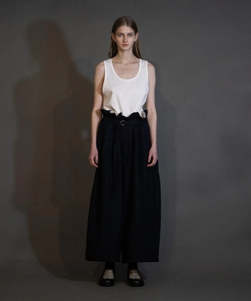 my beautiful landlet（マイビューティフルランドレット）の「【my beautiful landlet】 BISHU WOOL WIDE PANTS（その他パンツ・メンズ・グレー/チャコールグレー/ブラック・0/1）」の8枚目の写真