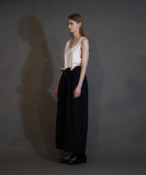 my beautiful landlet（マイビューティフルランドレット）の「【my beautiful landlet】 BISHU WOOL WIDE PANTS（その他パンツ・メンズ・グレー/チャコールグレー/ブラック・0/1）」の10枚目の写真