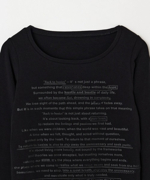 BEEDEN（ビーデン）の「POINT FUR PRINT LONG SLEEVE TEE（Tシャツ