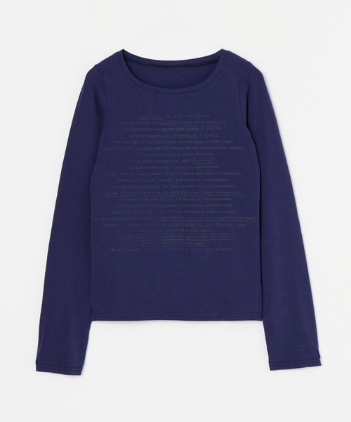 BEEDEN（ビーデン）の「POINT FUR PRINT LONG SLEEVE TEE（Tシャツ