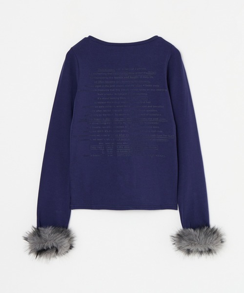 BEEDEN（ビーデン）の「POINT FUR PRINT LONG SLEEVE TEE（Tシャツ