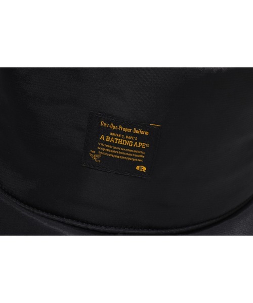 A BATHING APE（アベイシングエイプ）の「PADDED BUCKET HAT（ハット・メンズ・オリーブ/ブラック・MEDIUM/LARGE）」の9枚目の写真