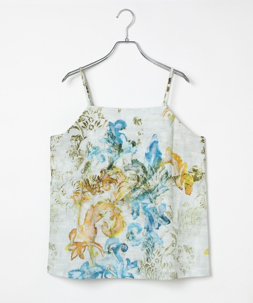 AMERICAN RAG CIE（アメリカンラグシー）の「【AMERICAN RAG CIE】フラワーキャミソール（WOMEN)（キャミソール・レディース・ブラック/オフホワイト・FREE）」の5枚目の写真